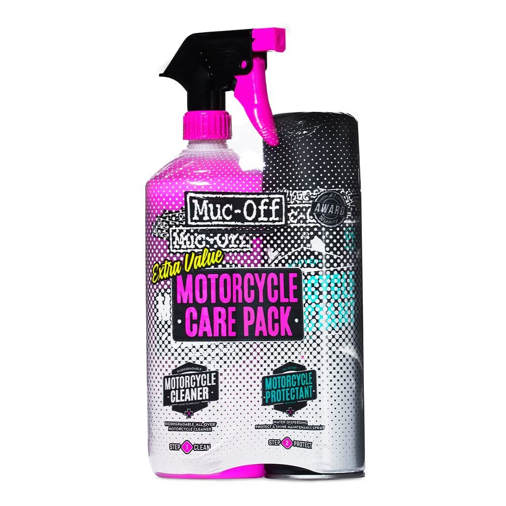 Muc-Off Motorcycle Care Duo Kit - Kit Pulizia Moto per Pulire e (t1D)