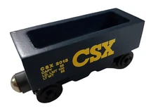 Wooden Whittle Shortline Railroad Burlington CSX 2015 Hopper Train Car