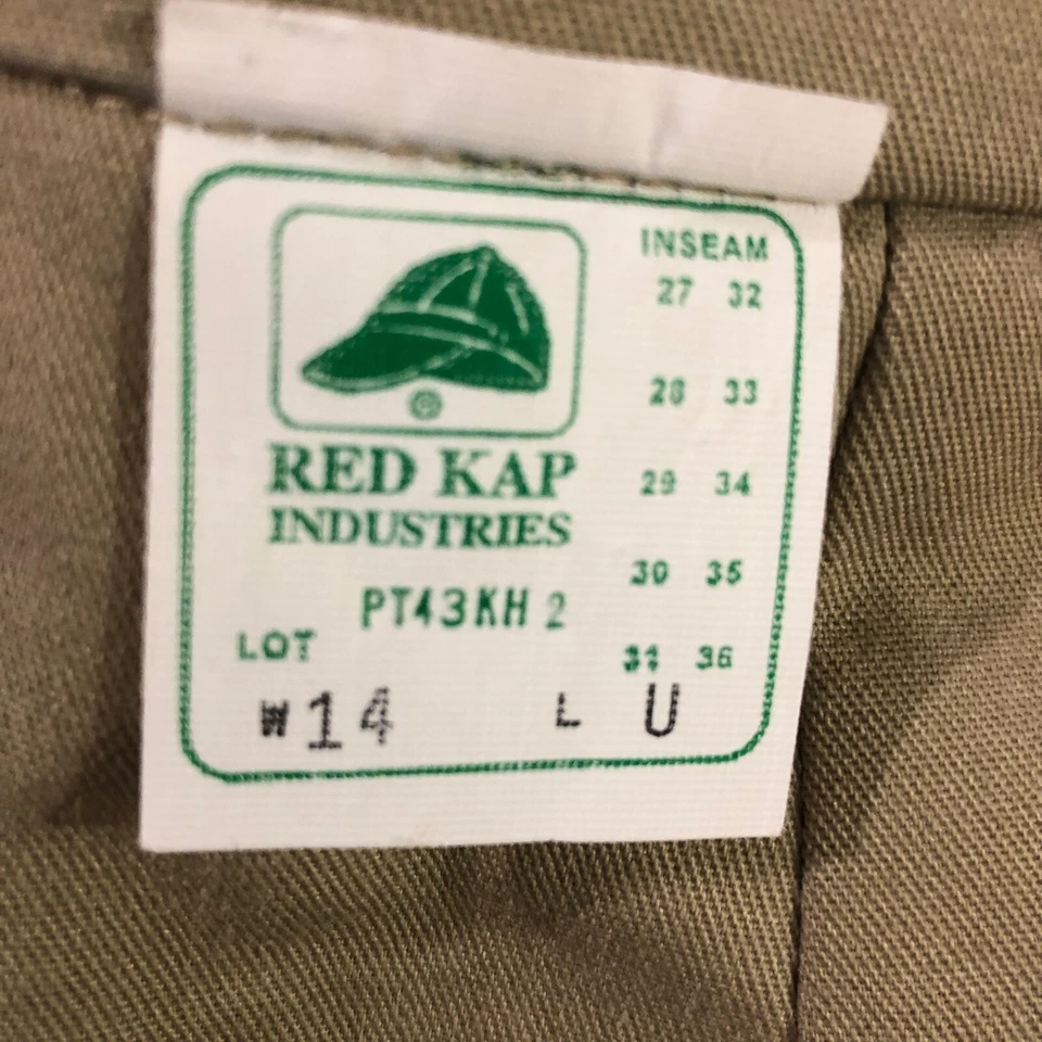 Red Kap Womens Pants 14 Khaki PT43KH2 Uniform Work Industrial Delivery - Image 3 of 4
