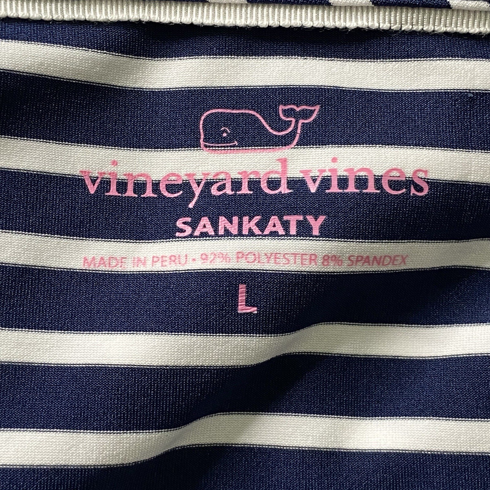 Vineyard Vines Navy White Striped Sankaty Tunic Shirt Dress Soft