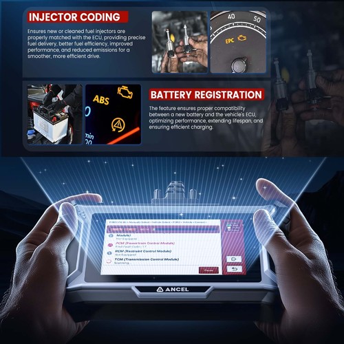 Dispositivo de diagnóstico profesional de automóvil ANCEL DS200 escáner OBD2 TODO EL SISTEMA DPF AdBlue NOx - Imagen 6 de 14