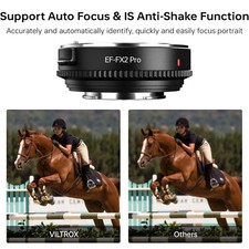VILTROX EF-FX2 Pro Auto Focus Lens Adapter for Canon EF Lens to Fujifilm X Mount