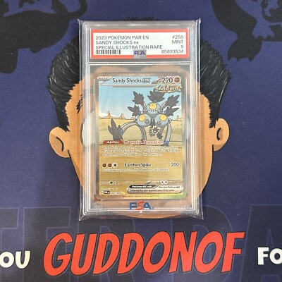 PSA 9 MINT 2023 Pokemon Paradox Rift SANDY SHOCKS EX #250 SPECIAL