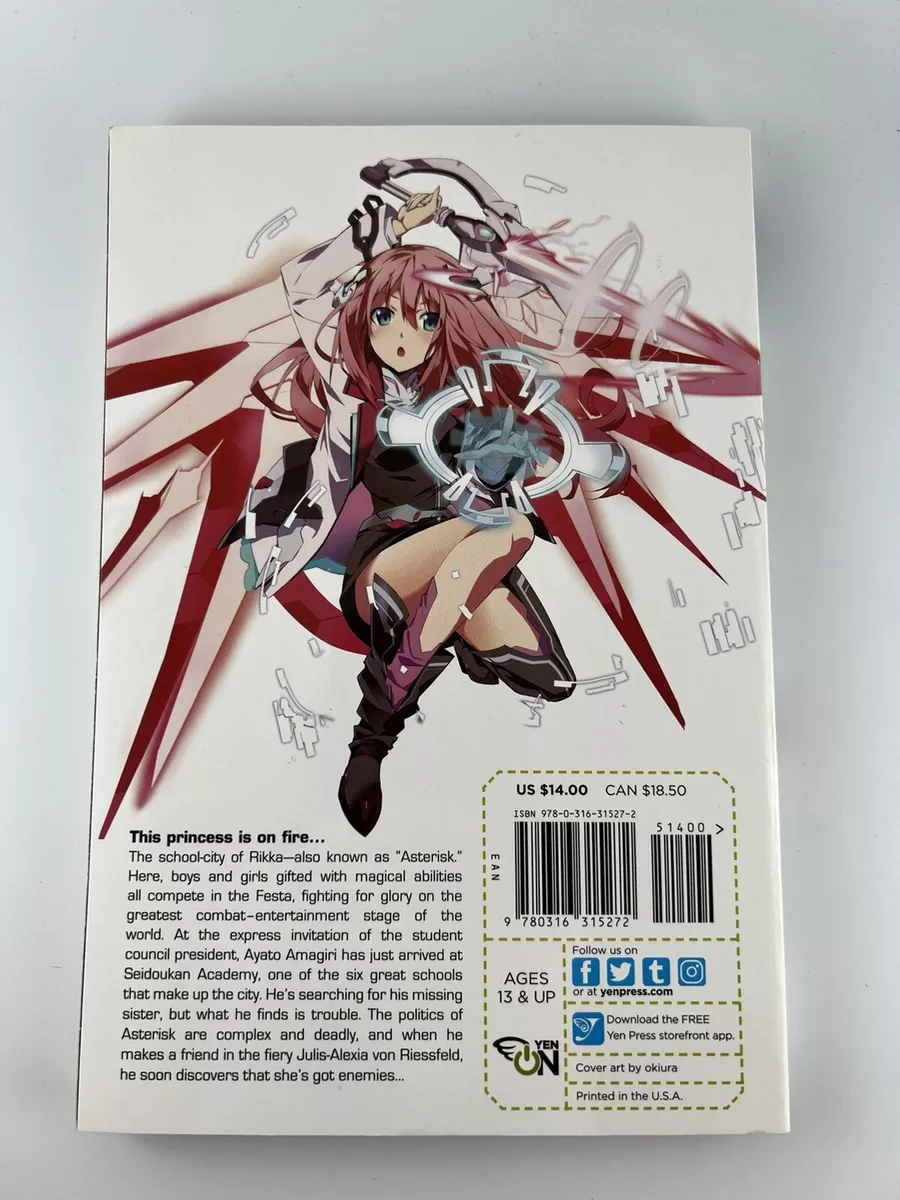  Asterisk war: Encounter with a Fiery Princess, Vol. 1:  9780316315272: Miyazaki, Yuu, okiura: Books