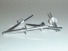 500 Stück Großkopf Blindnieten 4,8x24 K16 ALU/Stahl