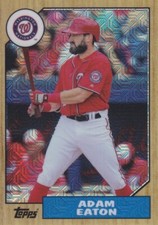 ADAM EATON 2017 TOPPS SILVER PACK 1987 CONTINUITY