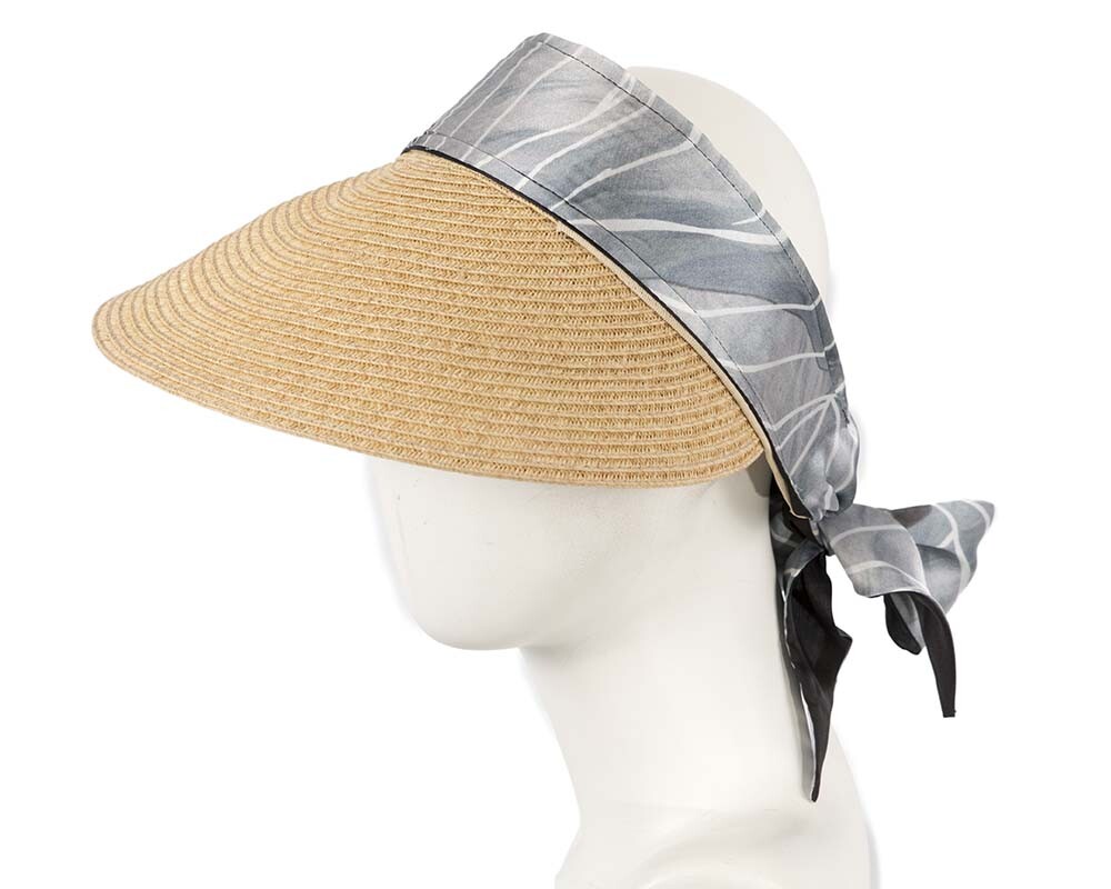 Straw Ladies Summer Beach Visor Sun Protection Cancer Council