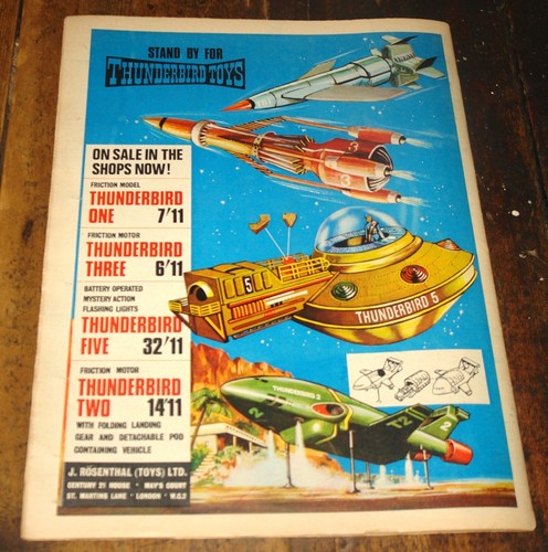TV21 SUMMER EXTRA COMIC '66 GERRY ANDERSON THUNDERBIRDS FIREBALL DR WHO STINGRAY - Picture 18 of 18