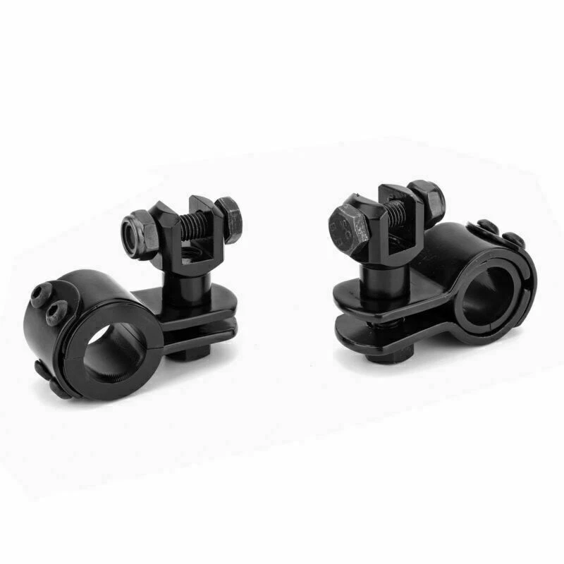 Foot Peg Mount Clamps 1" ~ 1-1/4" Highway Engine Crash Bar Fits Electra Glide Foto 4 de 4