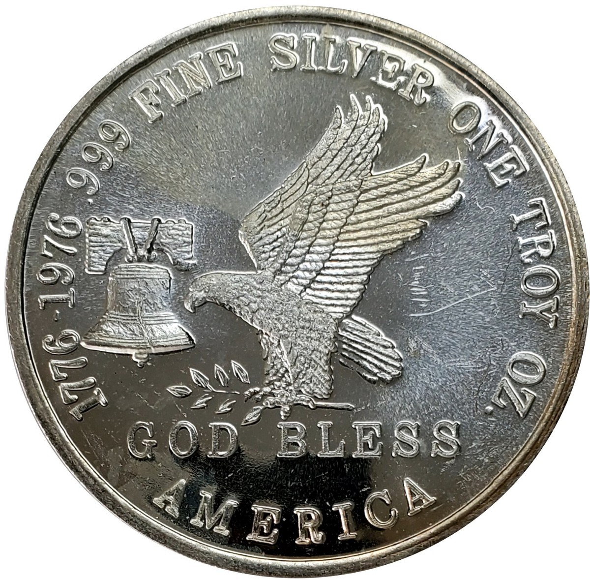 Rare 1776 - 1976 Bicentennial Tri State Refining 1 oz .999 Rare 1776 - 1976 Bicentennial Tri State Refining 1 oz .999