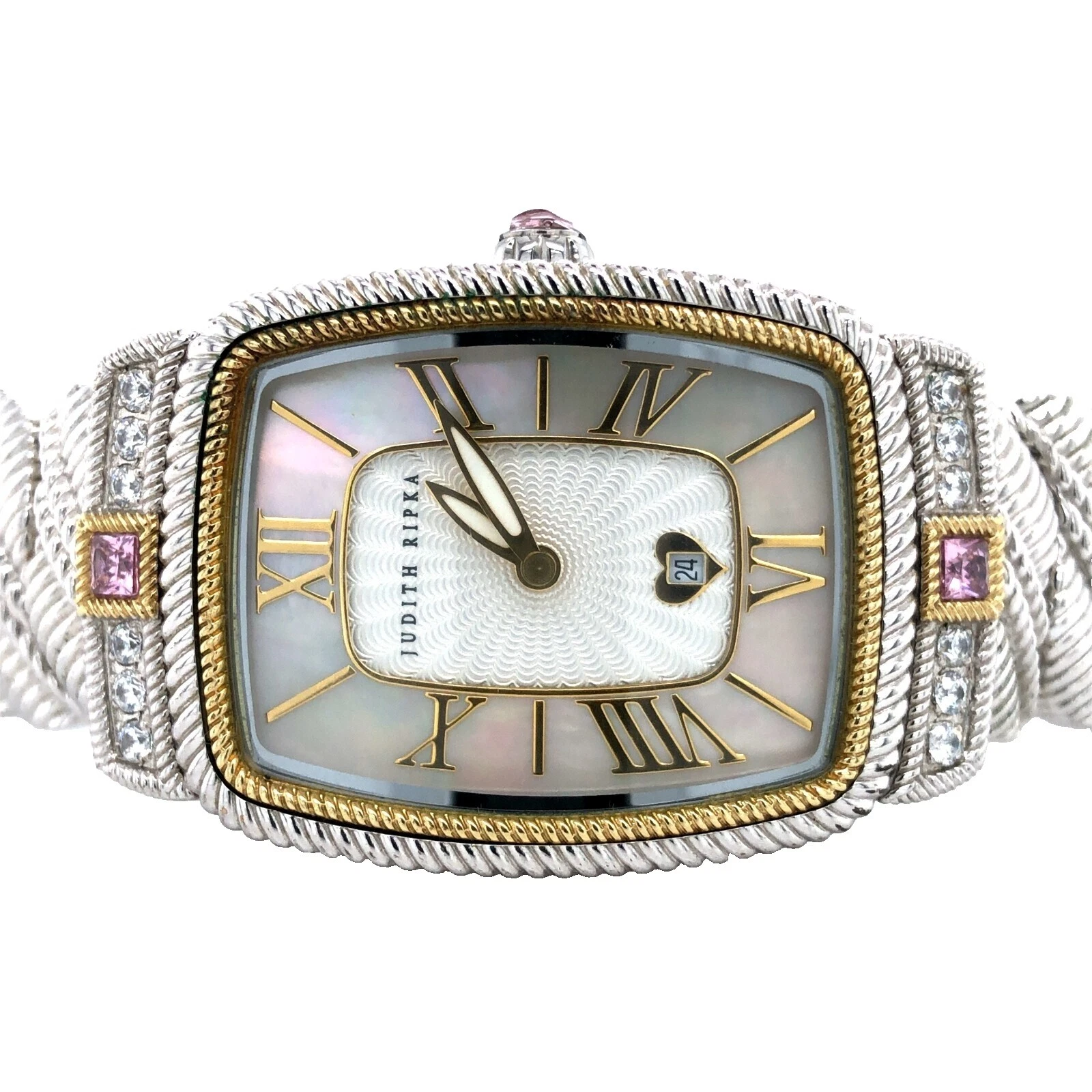 Relojes de pulsera Judith Ripka con dial de 12 horas