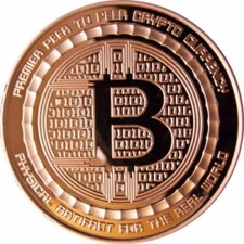 1 oz Copper Round - Bitcoin Anonymous Mint
