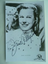 -aa- June Allyson &dagger; 2006 (USA), Autogrammfoto - original signiert