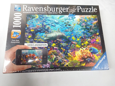 Ravensburger 1000 piece Underwater Kingdom Puzzle Reality/Video Effect NIB