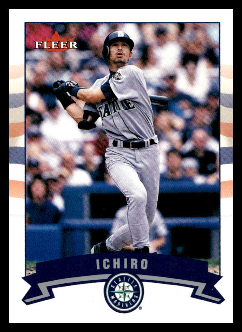 2002 Fleer Ichiro #242 Glossy /200 Seattle Mariners