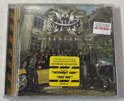 SEALED CD~ HINDER Take It To The Limit ~ with hype sticker ~jewel box is cracked