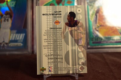 その他 2001-02 MVP Genuine Kobe Kobe Bryant 2001-02 Upper Deck MVP - Mvp Souvenirs Kobe Bryant #KB (MEM