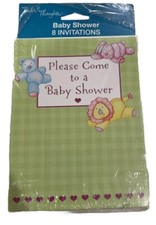 Baby Shower Invitations w/Envelopes 1 Packages of 8 