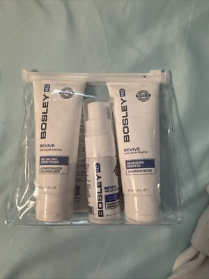 Bosley BosRevive Color Safe 30 Day TRAVEL KIT - 14.0 oz. ZIP Kit FREE SHIPPING