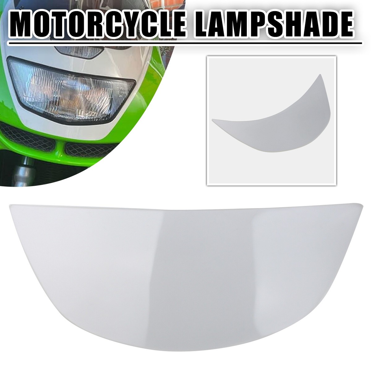 Front Headlight Lens Protection Cover Clear Fit For Kawasaki Zx-6R