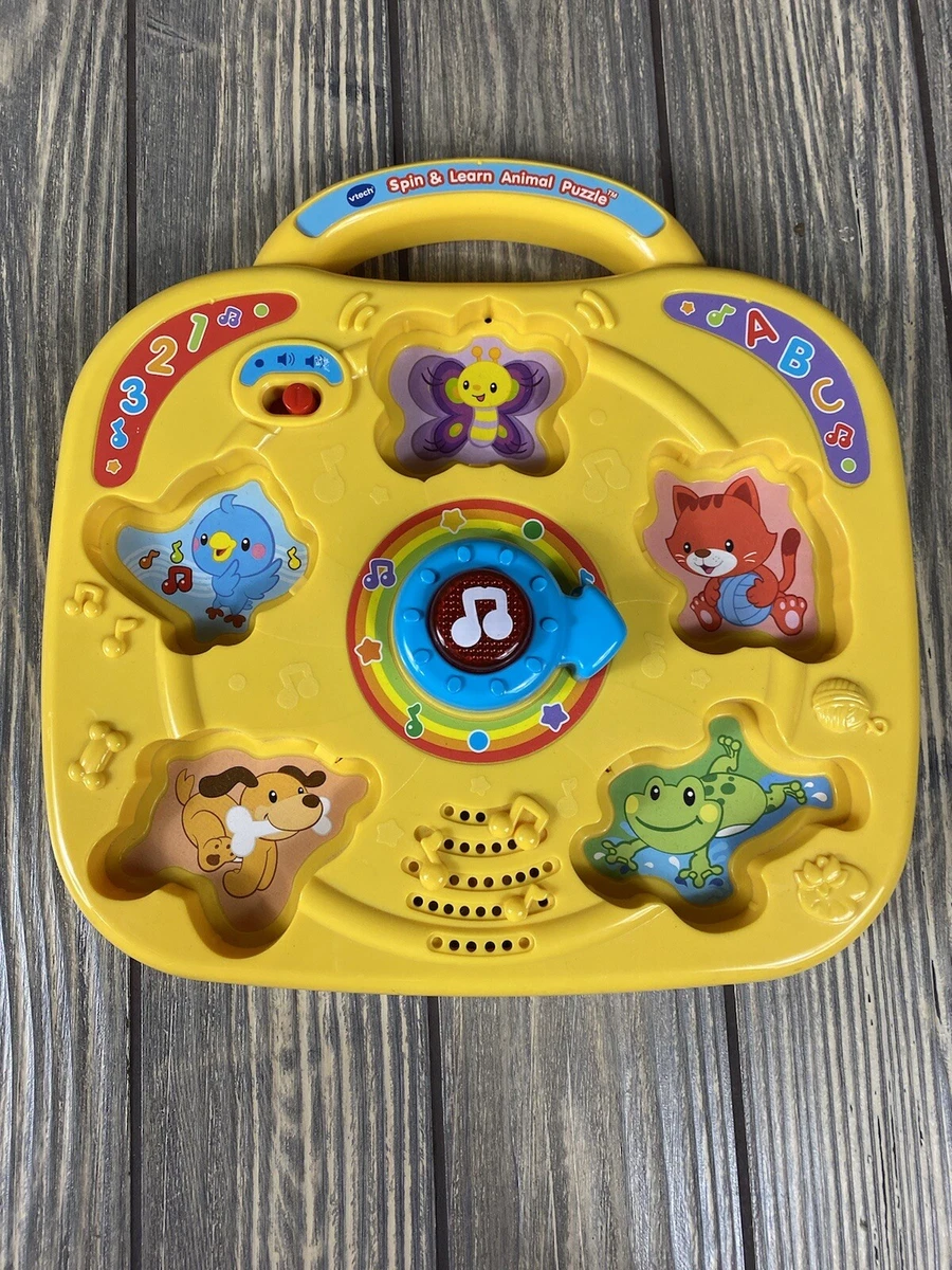 Vtech spin and learn top animal puzzle