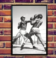 Vintage Boxing Print, Boxer Poster, Man cave Wall Art, Printable