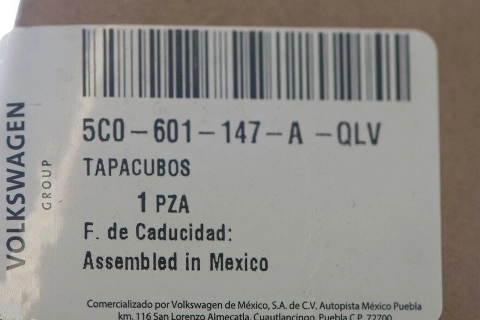 2011-2014 VW Volkswagen Jetta SINGLE 16" Wheel Hub Cap OEM GENUINE 5C0601147AQLV - Image 3 of 4