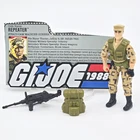 Gi Joe 1988 Repeater 100% Complete w/ File Card 🔍See Description🔍 ARAH Vintage