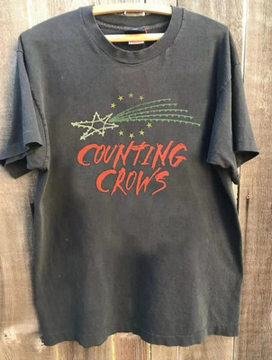 Counting Crows T shirt 90s Charcoal Graphic Unisex Tshirt Reprint S-5XL