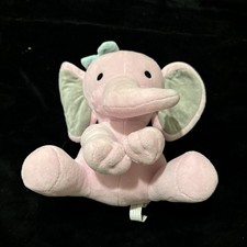Bedtime Originals Twinkle Toes Pink Elephant Plush Hazel Stuffed Animal Toy