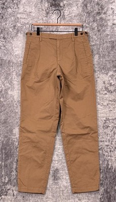 Barena Venezia Pants 46 / 30 x 29 Mens Small Masco Trevo Pleated Chino