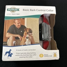 PetSafe Bark Control Static Dog Collar Stop Barking Small Med Large Dogs PBC-102