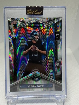 Jared Goff 4/8 Wild Card Just The Hits Alumination 2026 QB #10 Detroit Lions 