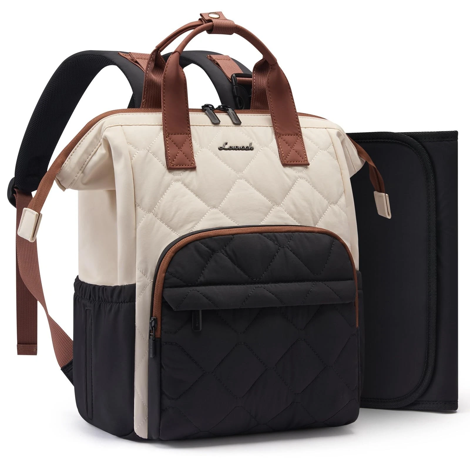 Small Diaper Bag Backpack, Mini Baby Bag for Girl Boy with Changing Pad, Diap...