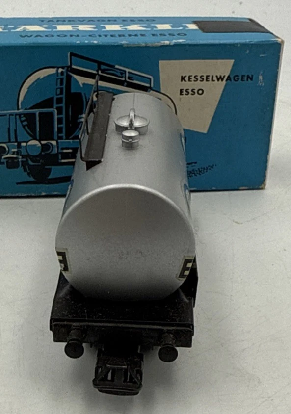 Vintage HO Märklin 4501 Tank Car ESSO Excellent Condition In The Box. - Image 3 of 4