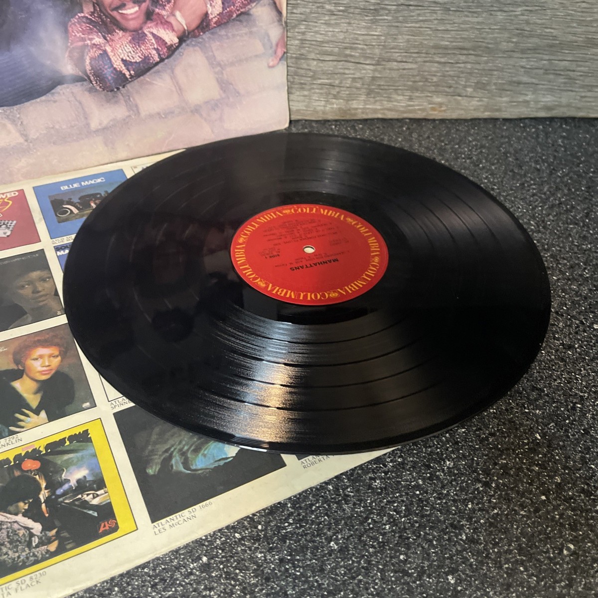 THE MANHATTANS - Self Titled 1976 Vinyl LP Record Album Columbia