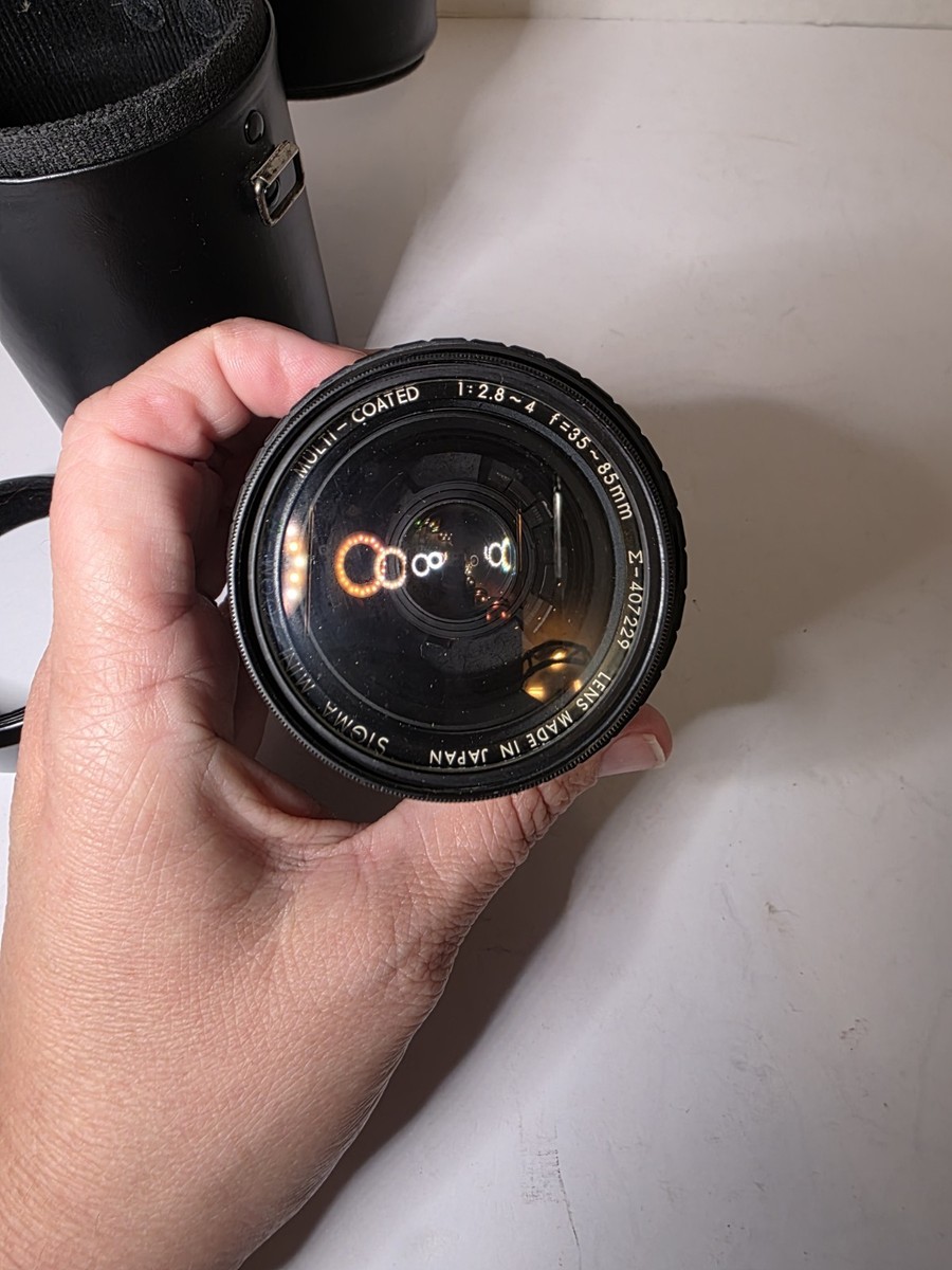 Sigma Mini-Zoom Multi-Coated 1:28 35-85mm w/ Hoya 52mm Lens | eBay