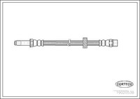 Bremsschlauch Corteco 19020538 FüR Seat 1 1L2 TDI 16V