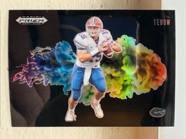 2025 Prizm Draft Picks - Tim Tebow - Black Color Blast CASE HIT SSP - Gators