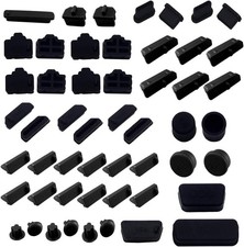 "52PCS Anti-Dust Plugs for Laptop Ports - Covers 13 Common Types, Non-MacBook "