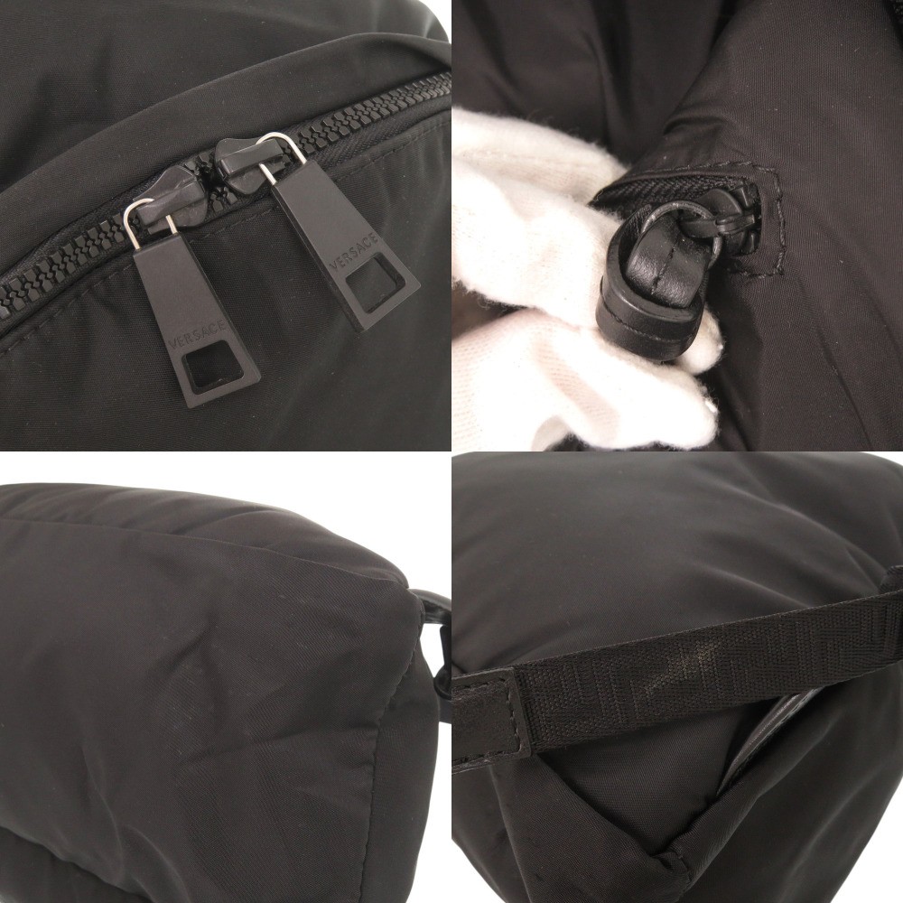 AUTHENTIC Gianni Versace logo Backpack-Daypack Bl… - image 9