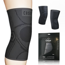 2 Knee Sleeve Compression Brace Knee Support Sport Joint Pain Arthritis Relief