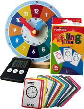 Time Telling  Reading Clock Complete Set