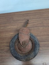 Vintage Tin Pedal Tractor Front Single Wheel