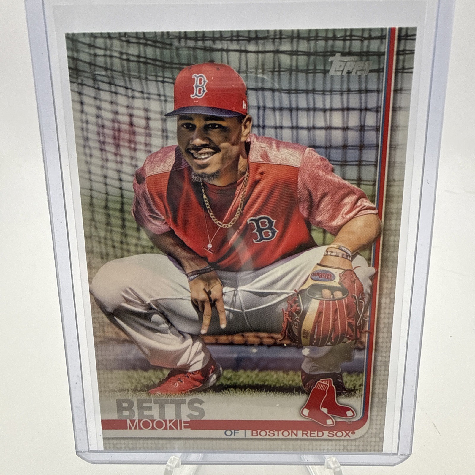 2019 Topps - Image Variation Mookie Betts #50 In the Squat SP