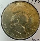 1949-D FRANKLIN SILVER HALF DOLLAR - (13-2)