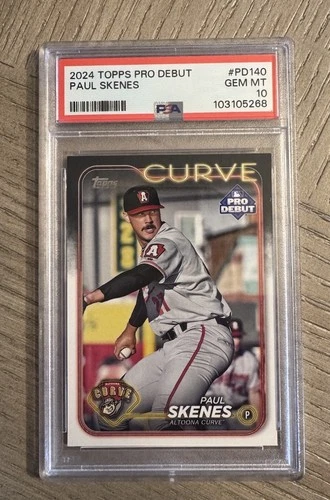 2024 Topps Pro Debut PAUL SKENES RC Rookie PSA 10  Gem Mint Pirates