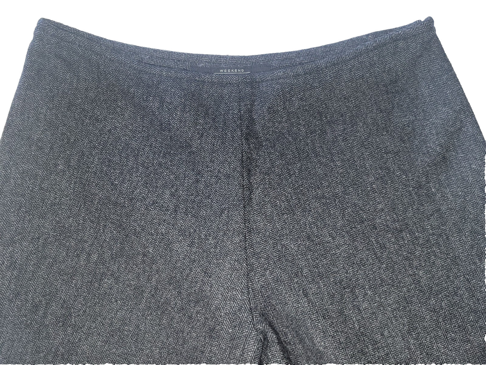 Max Mara Weekend DkGray Wool Herringbone WideLegT… - image 18