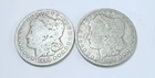 Morgan Silver Dollar Lot of 2, 90% Silver Free Shipping #11504