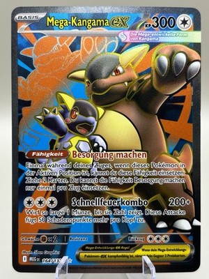 Pokemon Karte: Mega-Kangama EX 164/132 Mega Entwicklungen Near Mint Deutsch UR